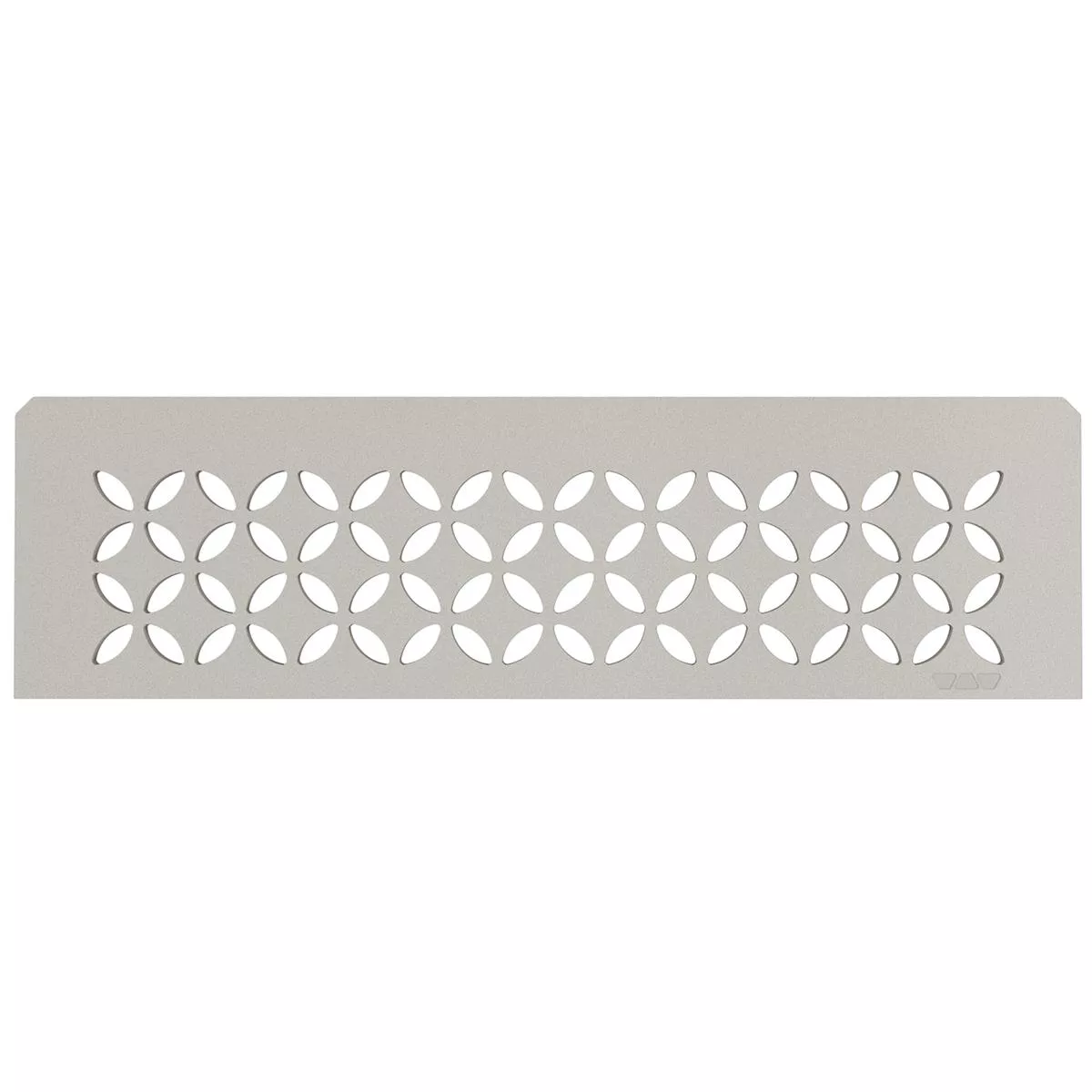 Schlüter téglalap alakú fali polc 30x8,7 cm virágmintás bézs