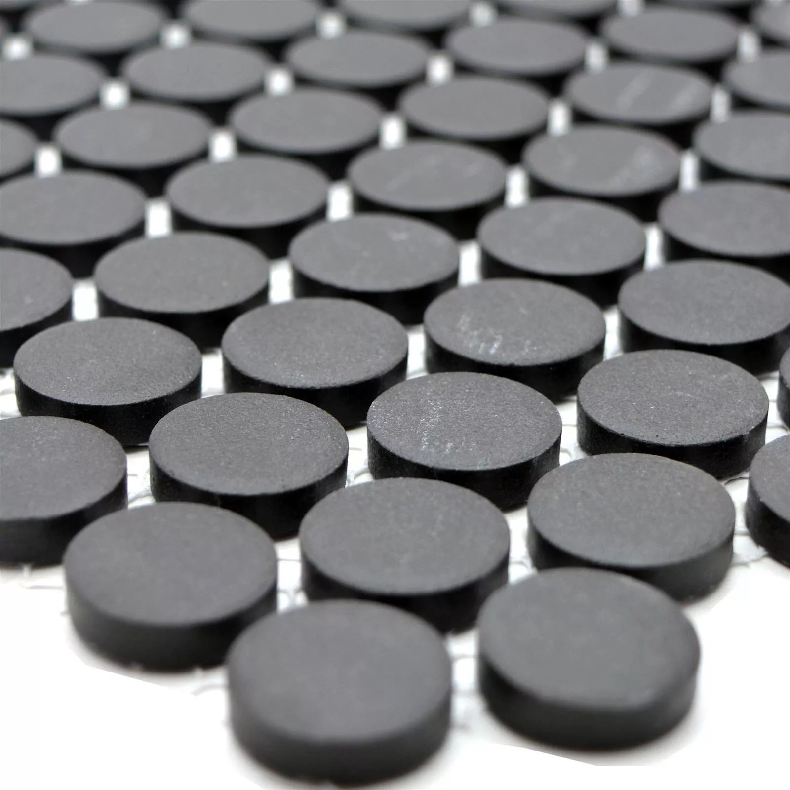 Fazekasság Mozaik Csempe Gomb Radoslov Mázatlan Fekete Fazekasság Mozaik Csempe Gomb Radoslov Mázatlan Fekete