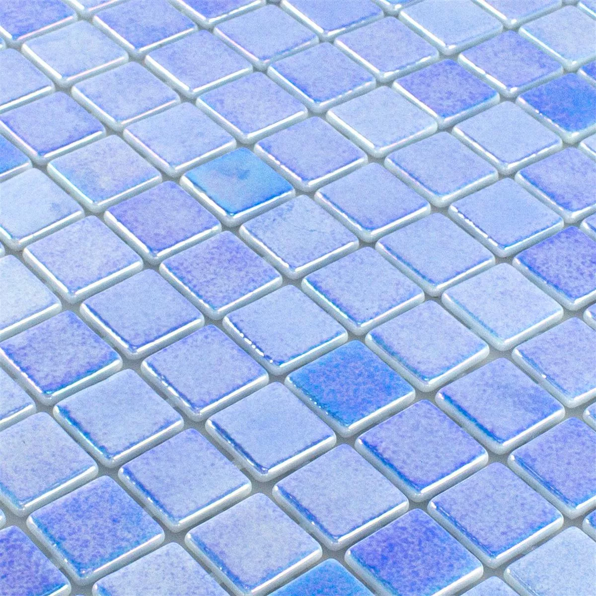 Üveg Medence Pool Mozaik McNeal Kék 25