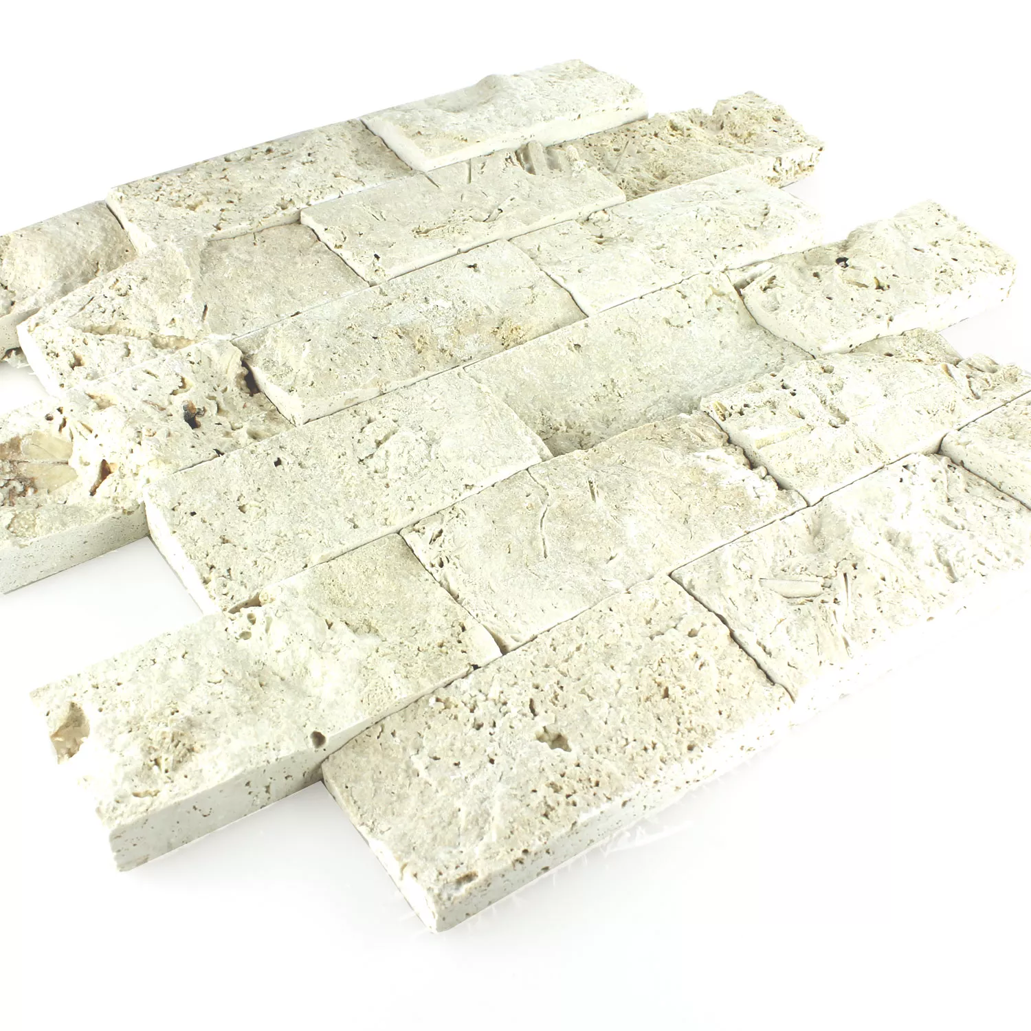 Mozaik Csempe Természetes Kő 3D Sumba Chiaro Brick