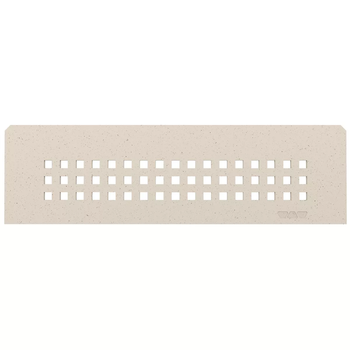 Schlüter téglalap alakú fali polc 30x8,7 cm Négyzet alakú elefántcsont