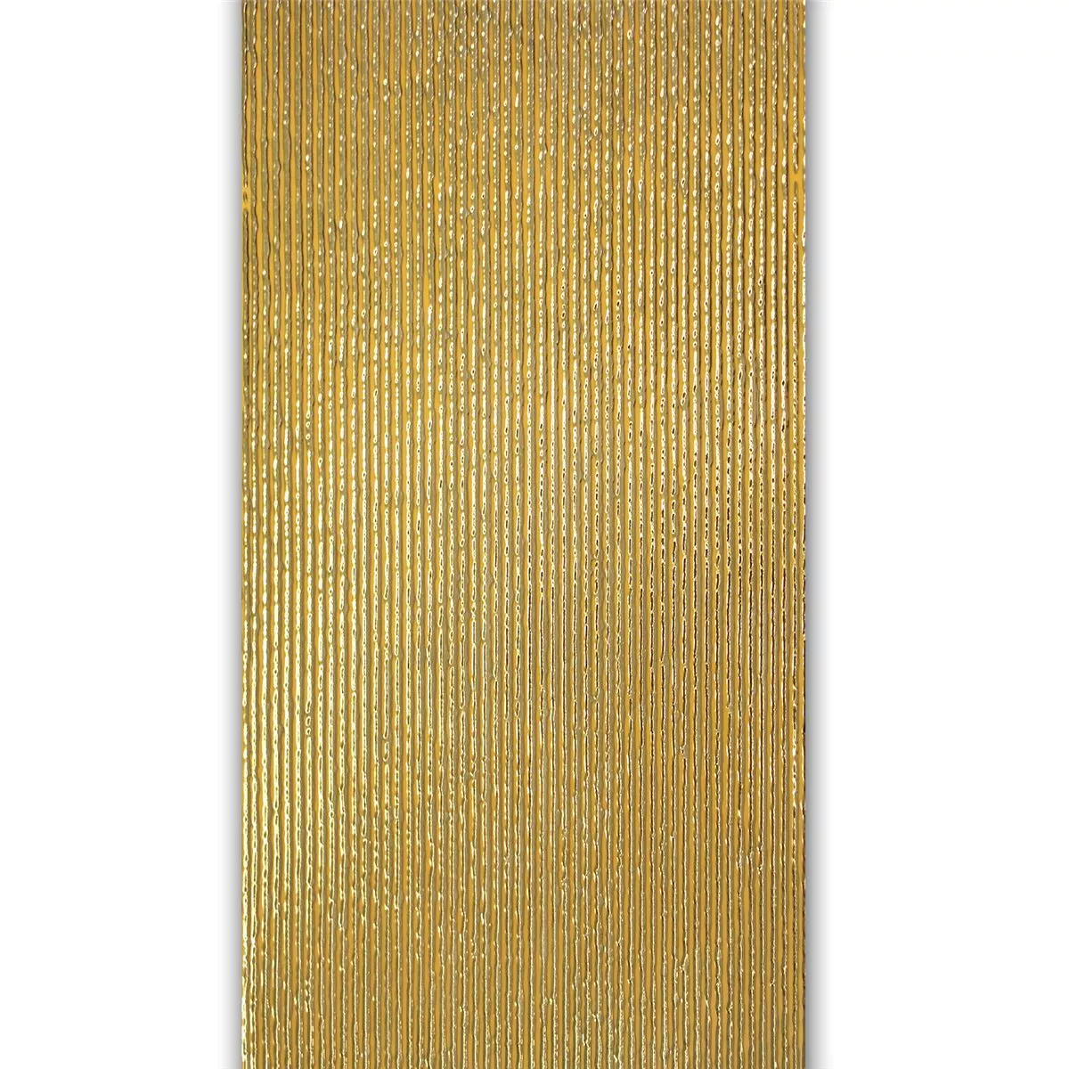 Fali Dekoráció Csempe Arany 30x60cm