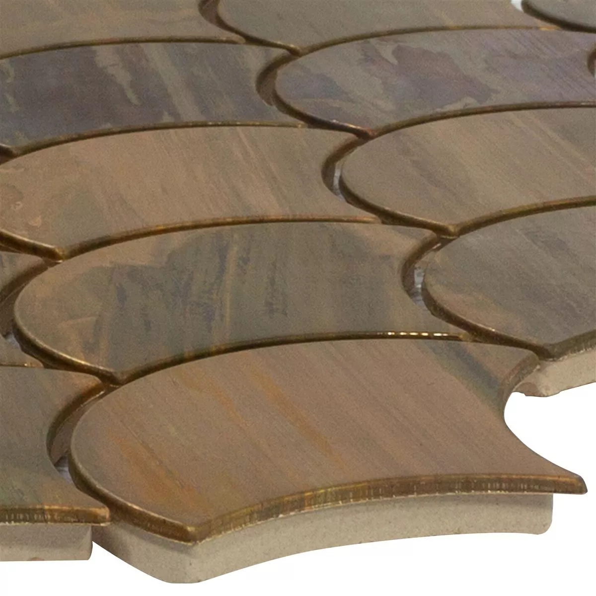 Fém Réz Mozaik Csempe Copperfield Fächer Fém Réz Mozaik Csempe Copperfield Fächer