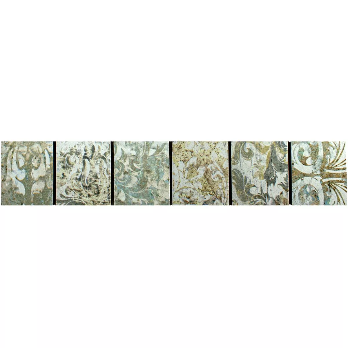 Porcelán Kőedény Csempék Határ Pelican Élénk Színű 47x47mm