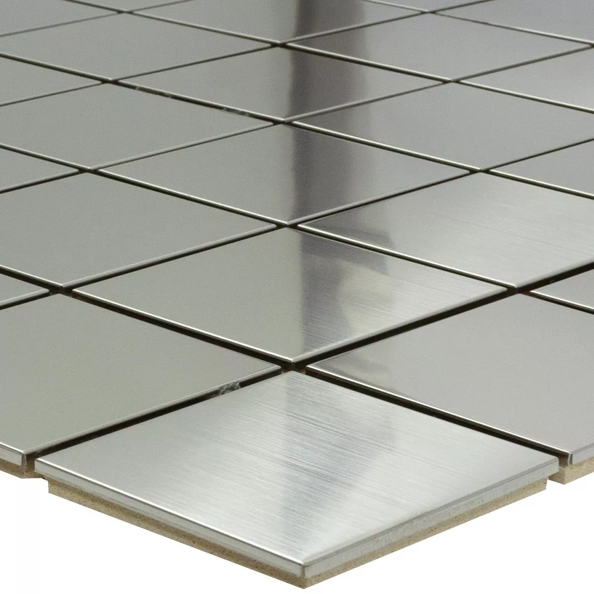 Mozaik Csempe Rozsdamentes Acél Ecsettel Silvernova Négyzet 48 Mozaik Csempe Rozsdamentes Acél Ecsettel Silvernova Négyzet 48