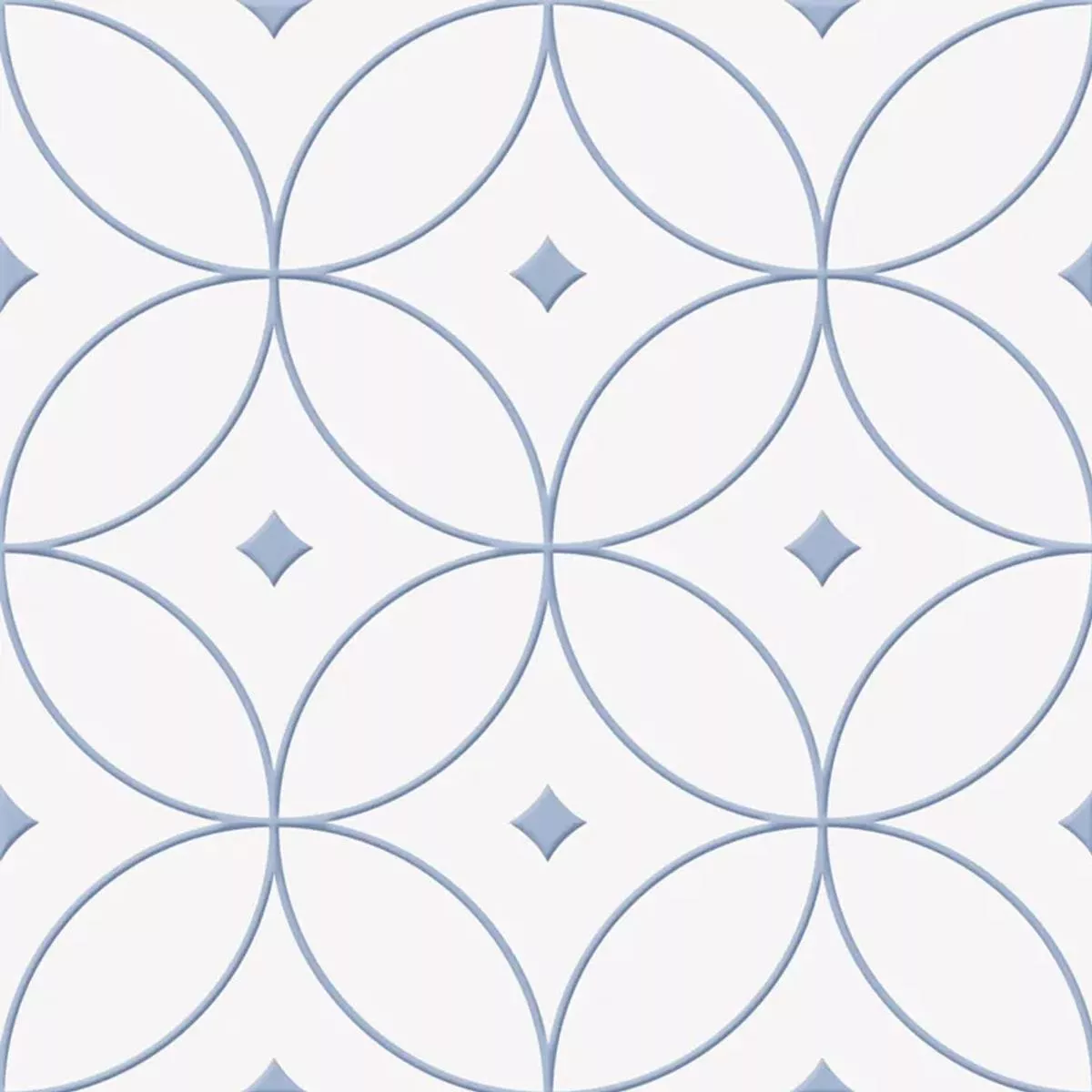 Skyros Kék Fehér 25x25 cm