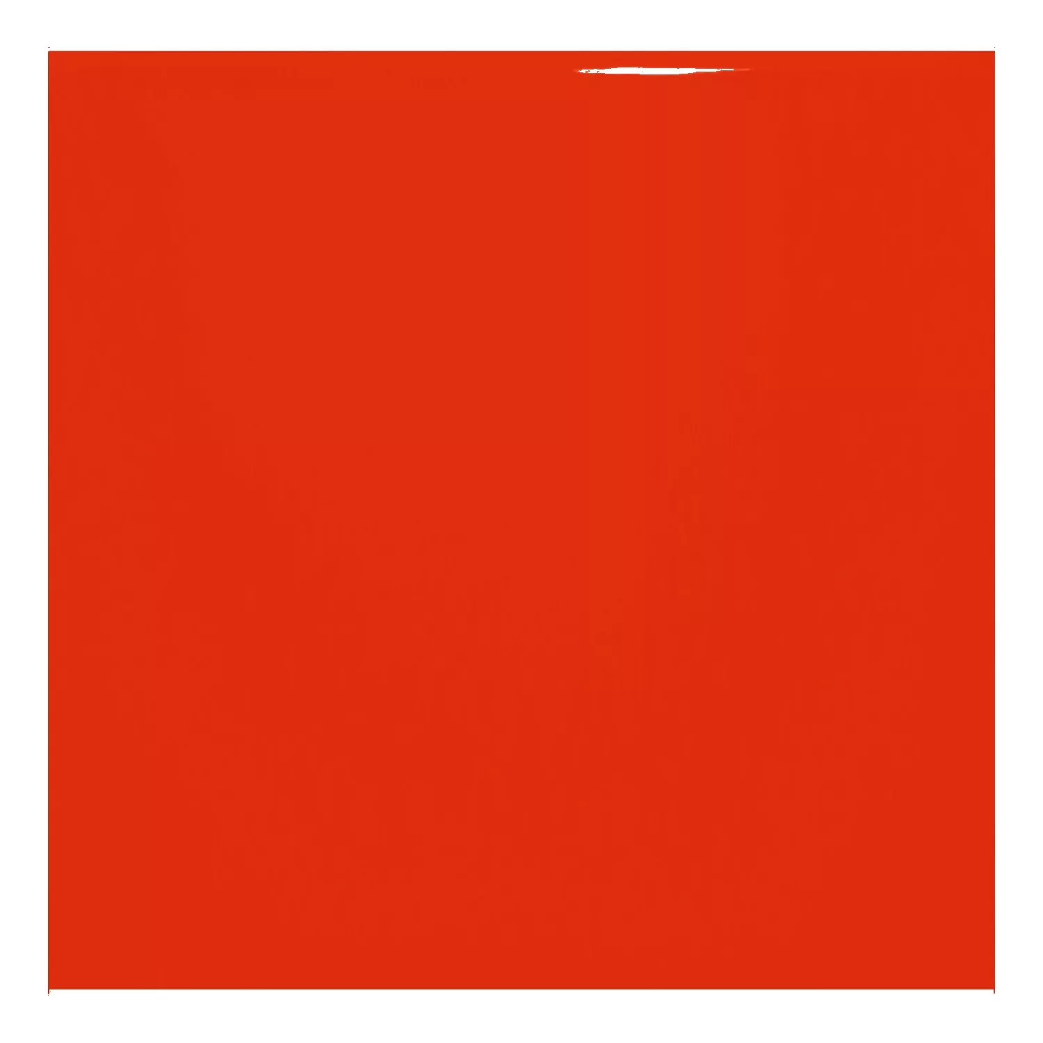 Metró csempe Piros Csillogó 10x10 cm Fazetta Nélkül Freyburg Rojo
