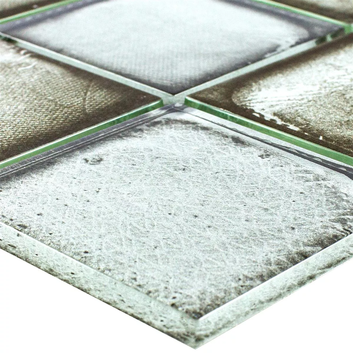 Üvegmozaik Csempék Cement Megjelenés Granada Szürke