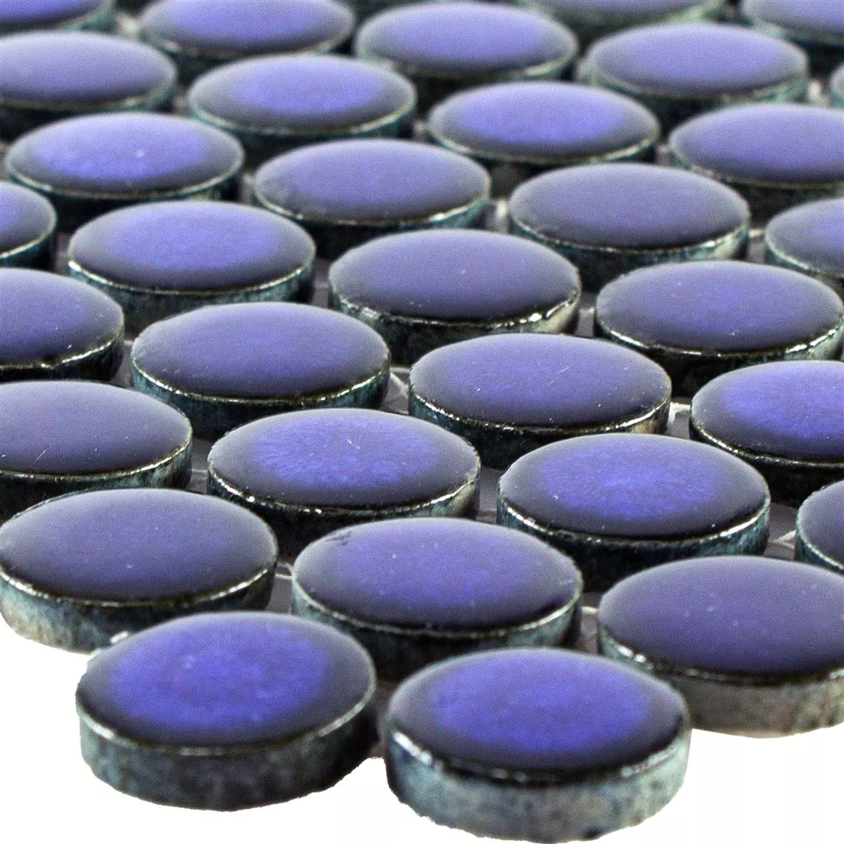 Kerámia Mozaik Csempék Joplin Gomb Körül Kobalt-Kék
