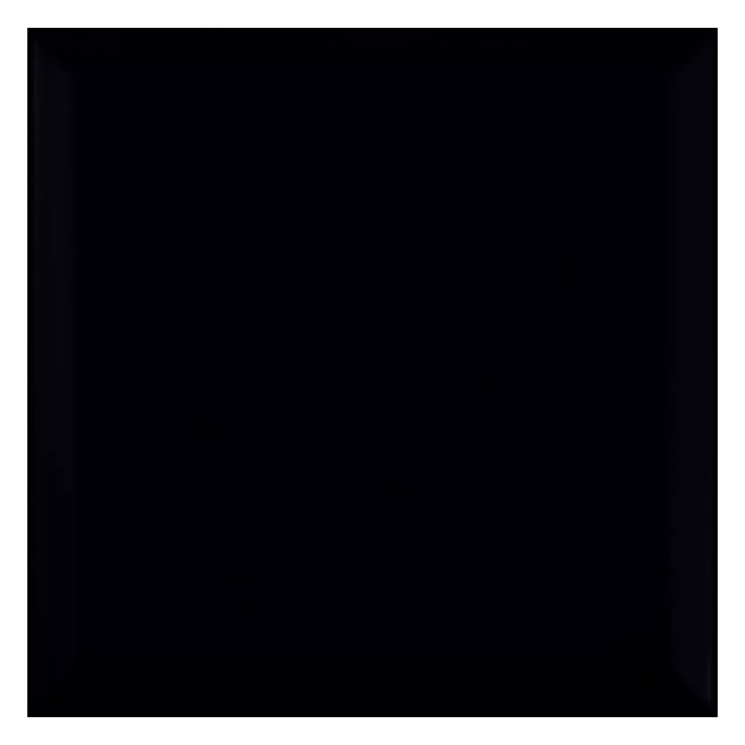 Metró csempe Fekete Deres 20x20 cm Fazetta Freetown Negro