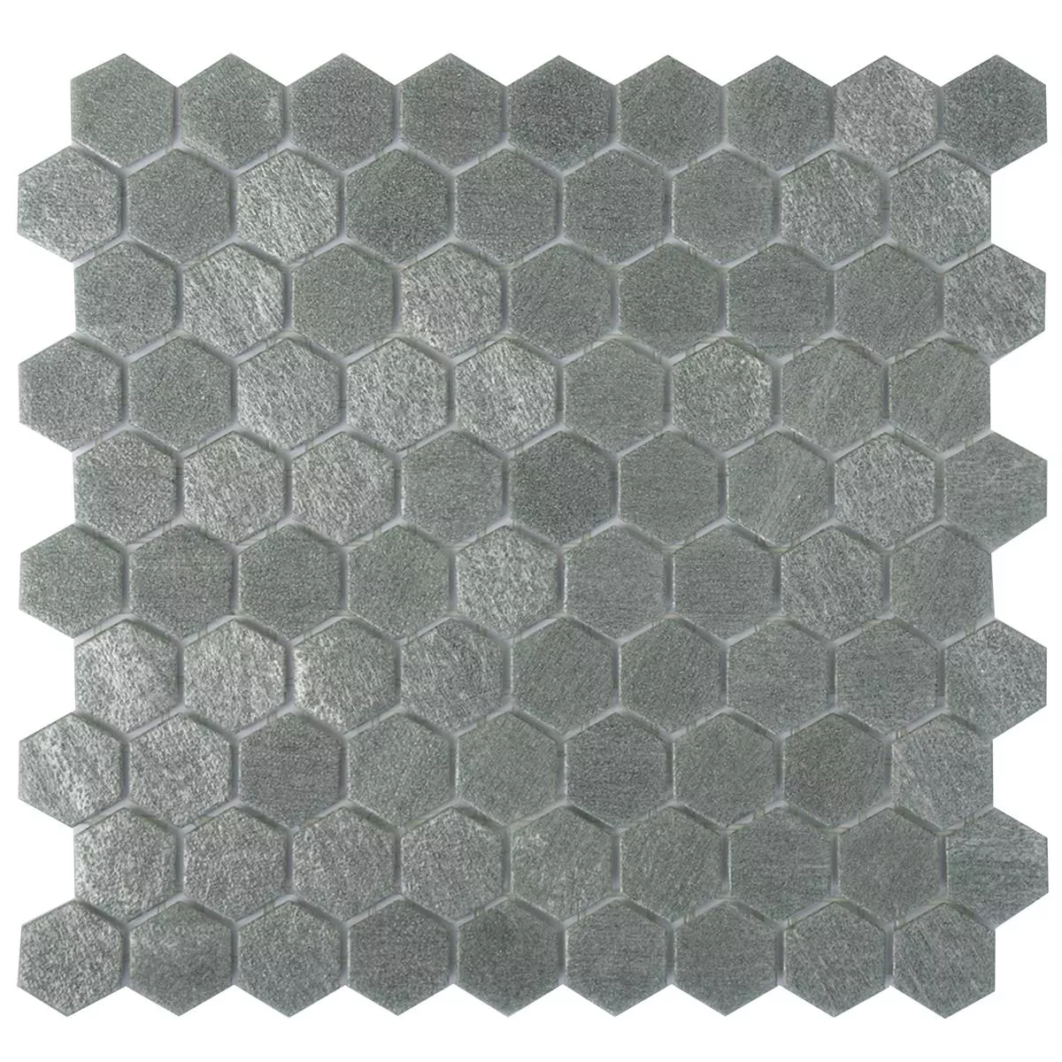 Üvegmozaik Csempék Trend-Vi Hexagonal 2102 Világos Szürke