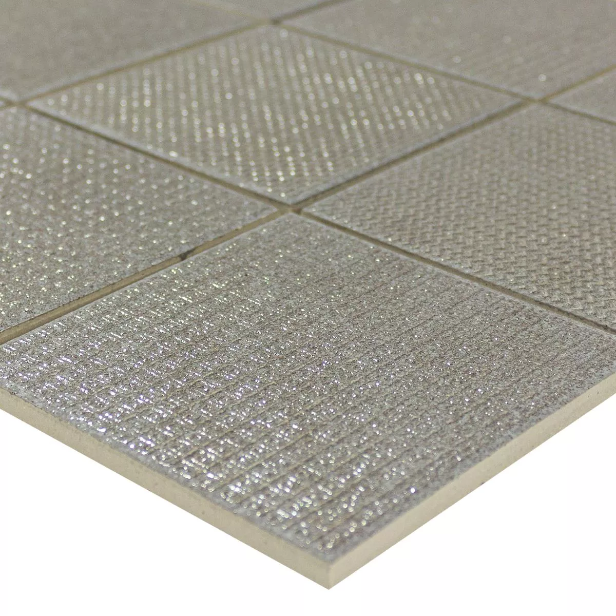 Areora Kerámia Mozaik Metallic Szürke