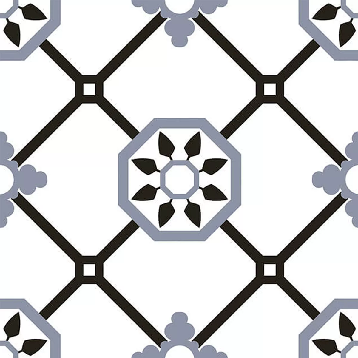 Porcelán Kőedény Csempék Zamora Kék 22,5x22,5cm Porcelán Kőedény Csempék Zamora Kék 22,5x22,5cm