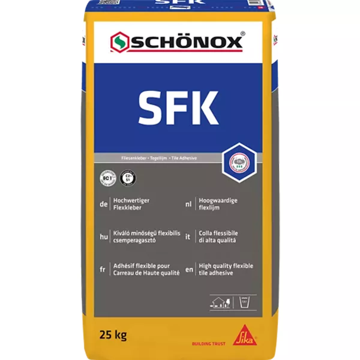 Cserépragasztó Schönox SFK Flexkleber 25 kg