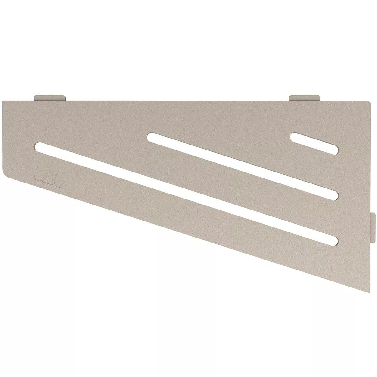 Fali polc zuhanypolc Schlüter square 15,4x29,5cm Wave Cream