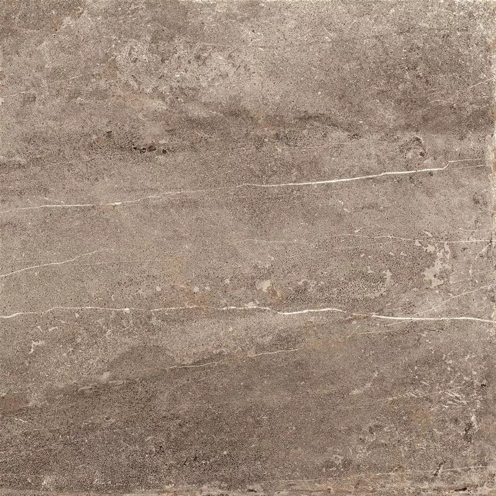 Teraszlapok Detmold Természetes Kő Megjelenés 60x60cm Barna