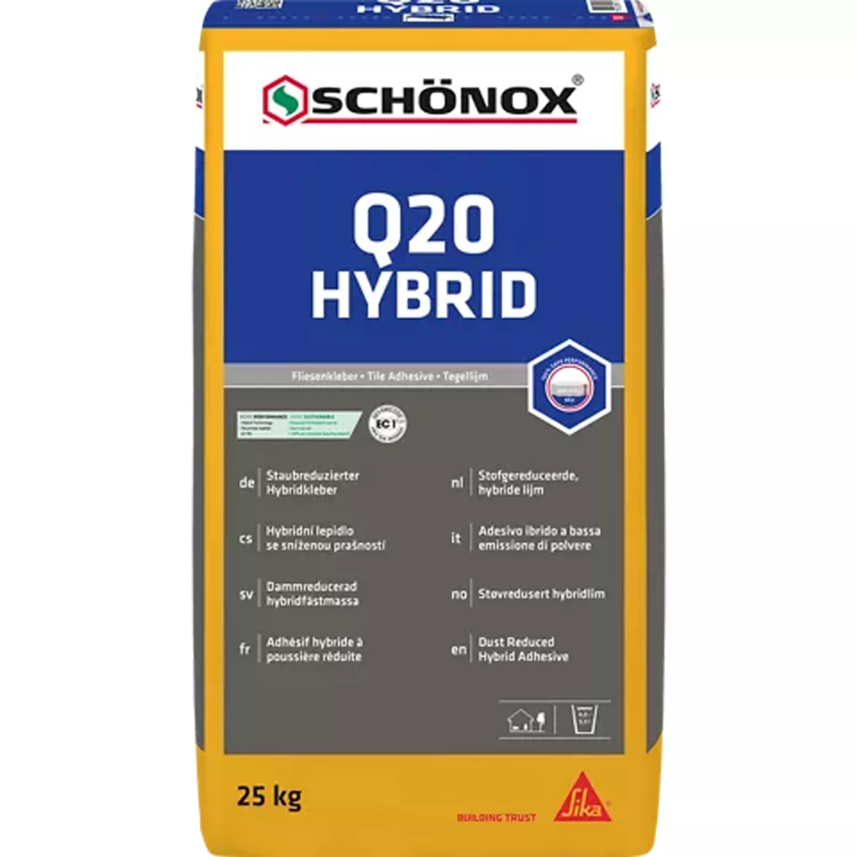 Csemperagasztó Schönox Q20 Hyprid 25 kg