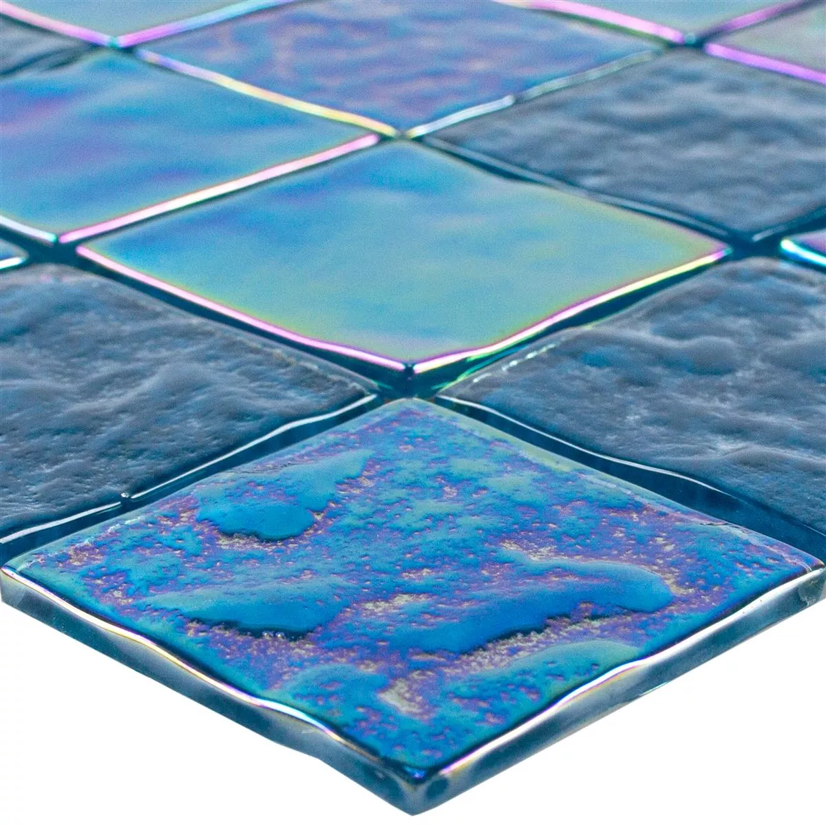 Üvegmozaik Csempék Gyöngyház Hatású Carlos Kék 48 Üvegmozaik Csempék Gyöngyház Hatású Carlos Kék 48