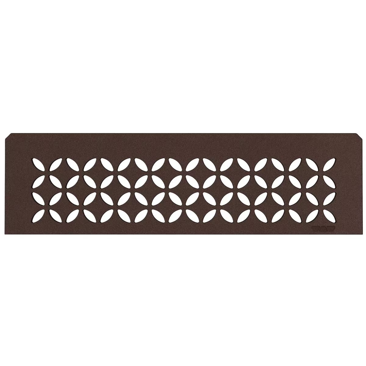 Niche fali polc Schlüter Rectangle 30x8.7cm Virágmintás Bronz