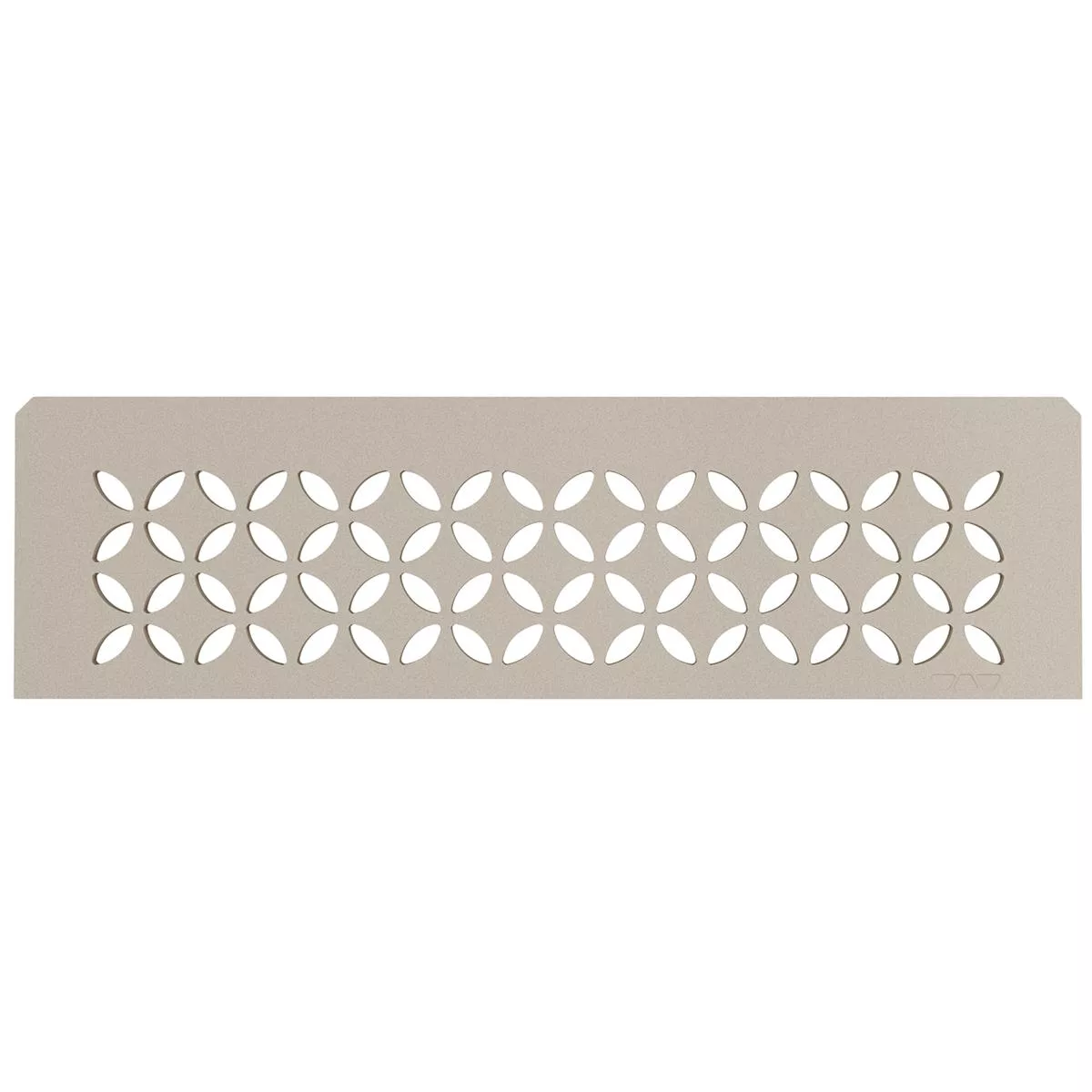 Schlüter téglalap alakú fali polc 30x8,7 cm virágmintás krém