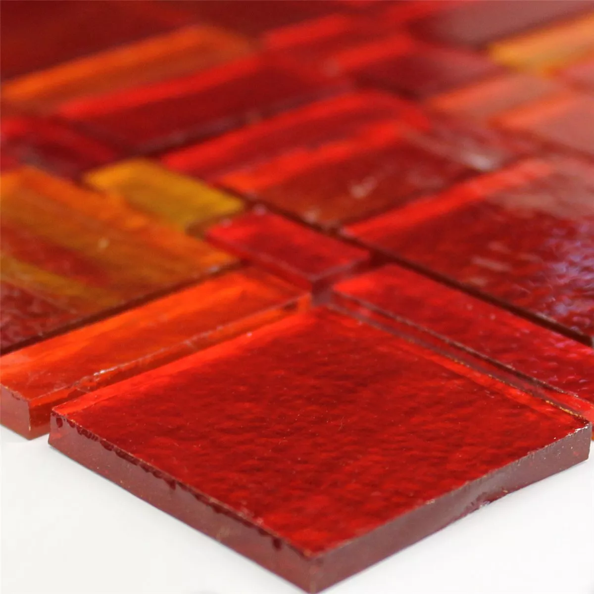 Üvegcsempék Trend Újrafeldolgozás Mozaik Liberty Red