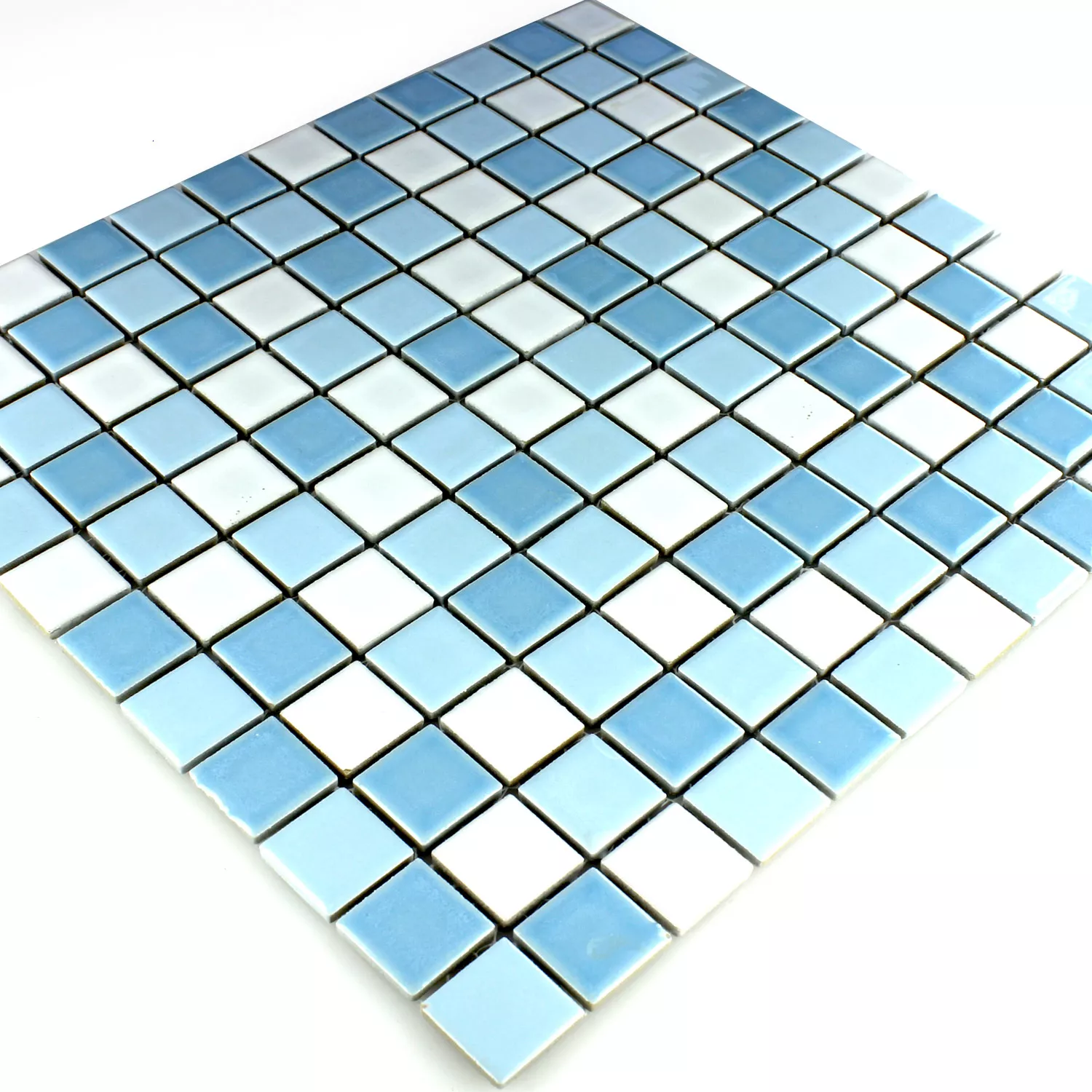Mozaik Csempe Fazekasság Bodaway Kék Fehér 25x25x5mm